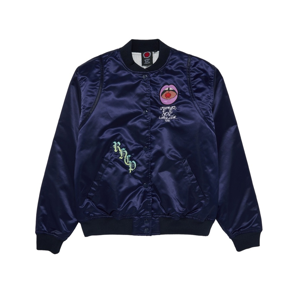 RED HOT CHILI PEPPERS Embroidered Satin Official Tour Bomber